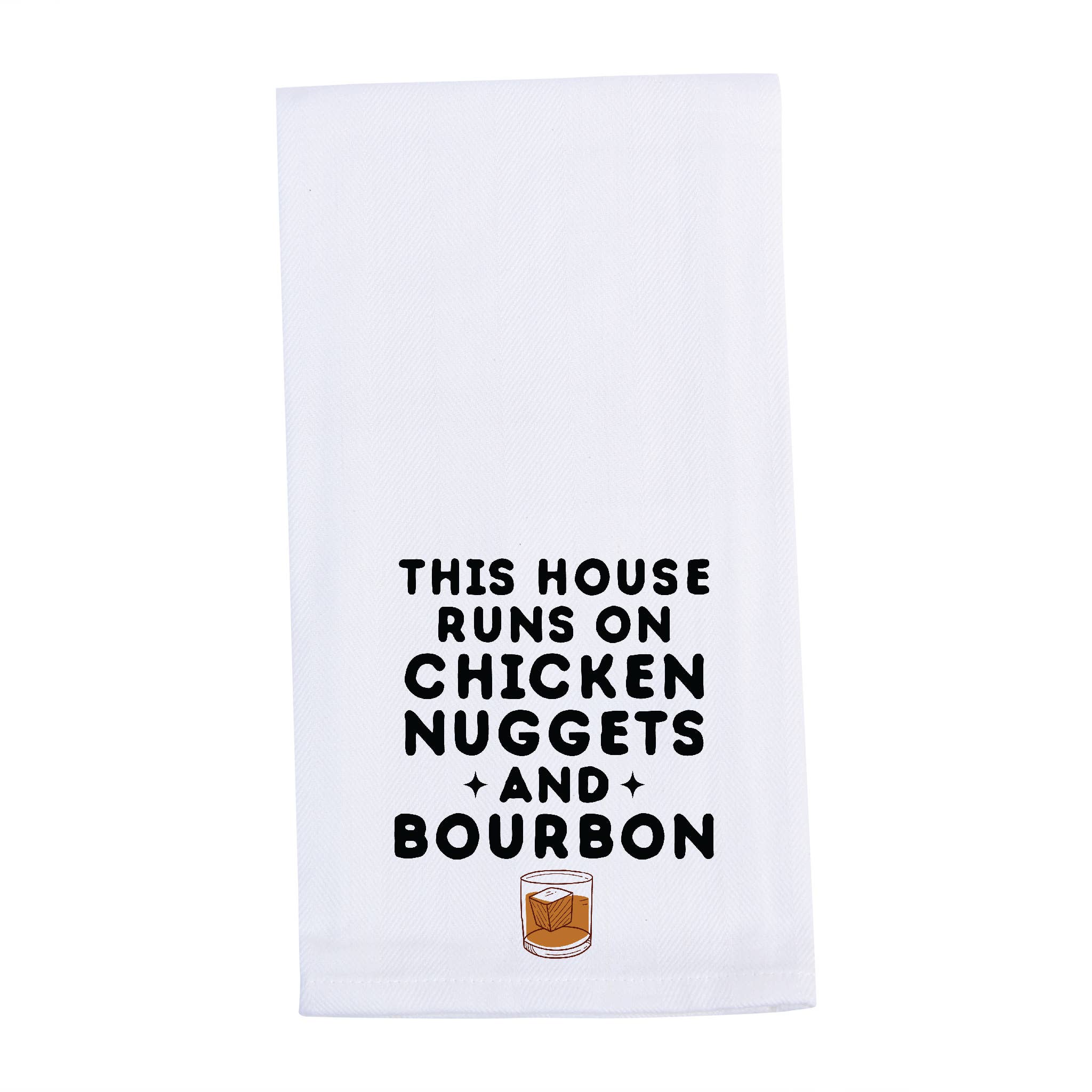 Chicken Nuggets and Bourbon Tea Towel