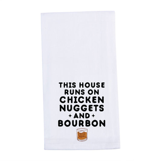 Chicken Nuggets and Bourbon Tea Towel