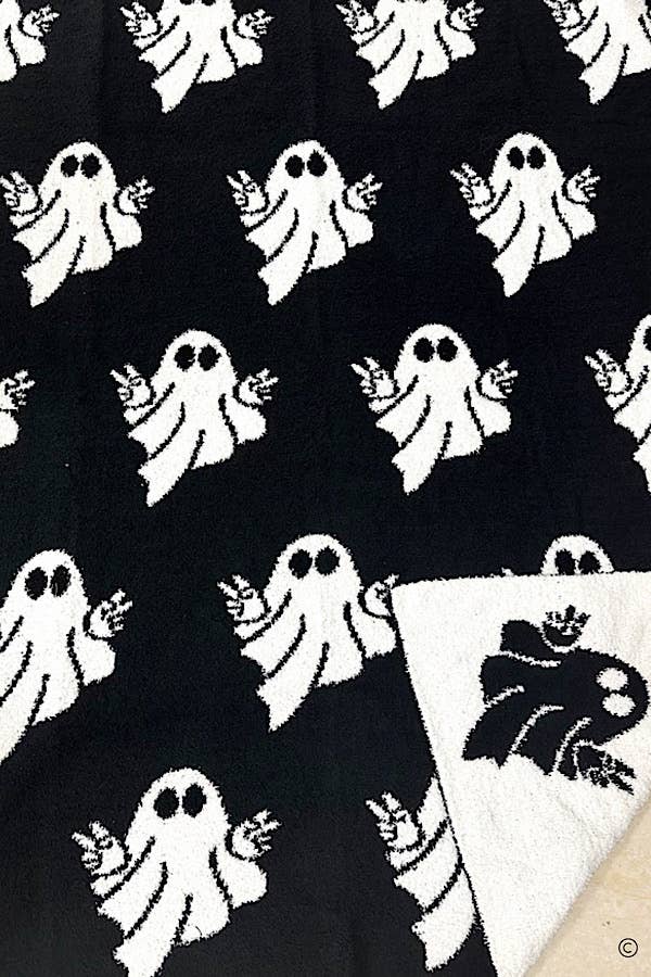 Peaceful Ghost Luxury Blanket - Florence and Jean